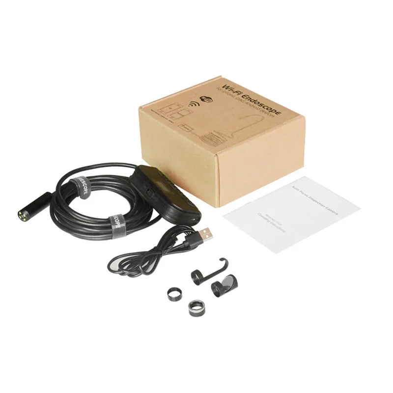 Wifi Endoscope Camera 1080P HD Semi-rigid Snake USB Borescope IOS is suitable for iPhone tablet | Безопасность и защита