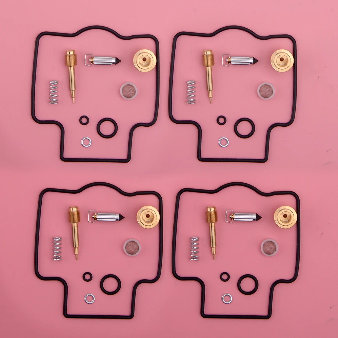 

CITALL 4 Sets Motorcycle Carburetor Repair Rebuild Seal Kit Fit For Yamaha YZF600R 1997-2001 2002 2003 2004 2005 2006 2007