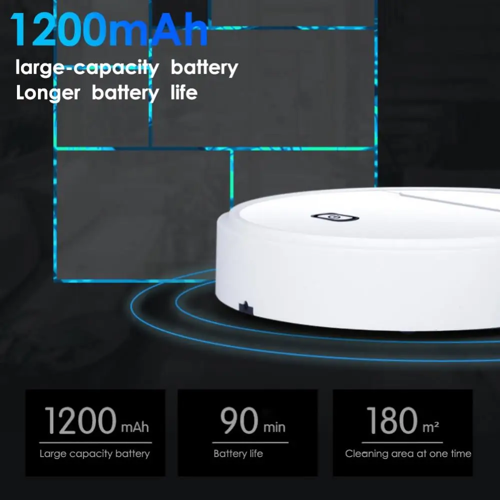 Бытовой Интеллектуальный подметающий робот ленивый 3-в-1 всасывание подметание и