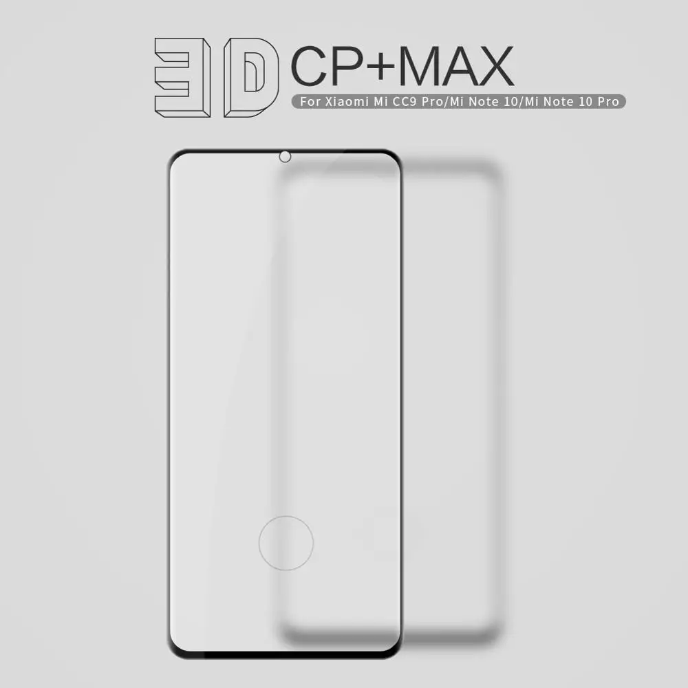 

Защитное стекло для Xiaomi Mi CC9 Pro, нанометр NILLKIN 3D CP + MAX, 9H, закаленное стекло для защиты экрана, note 10 Pro