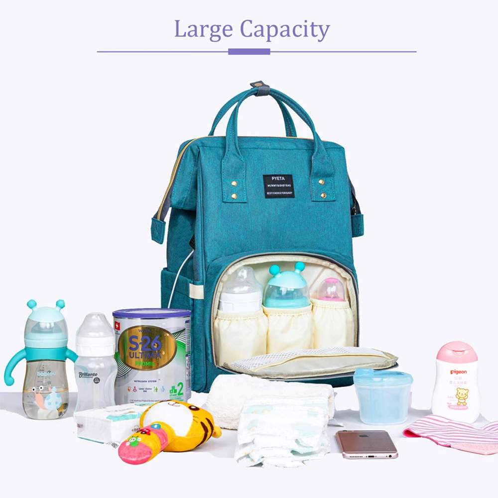 PYETA Baby Diaper Bags For Mmummy Nappy Backpack Maternity Bag Bolsa Maternidade Care | Мать и ребенок