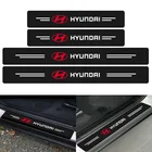 Защитная Накладка на порог двери, наклейка на порог для Hyundais Santa Fe Sonata Solaris Azera Creta I30 Ix25 Tucson IX35