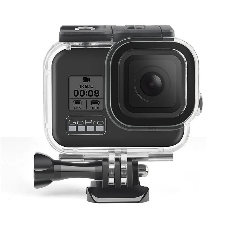 

61 м водонепроницаемый чехол для дайвинга для экшн-камеры Gopro Hero8 Аксессуары Защитный корпус Корпус для занятий водными видами спорта