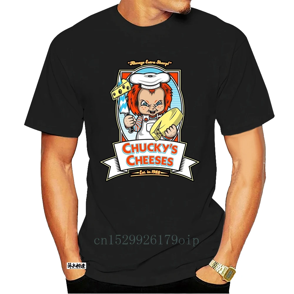 Летние 2019 Chuckys сыров детская игра футболки хлопок M-3XL мужская одежда тренд лбгт