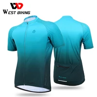 west biking pro cycling jersey summer short sleeve sport top shirt cool quick dry mtb road bike team jersey men cycling clothing