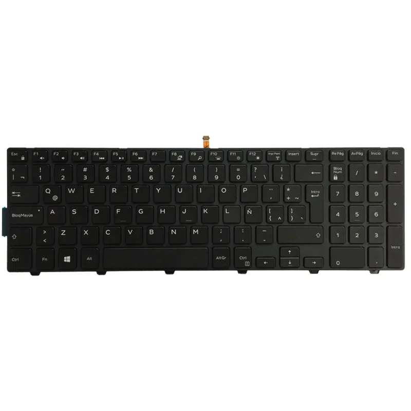 Латиноамериканская Клавиатура для ноутбука DELL Inspiron 15-5000 серии 5551 5552 5555 5557 5558 5559 5542