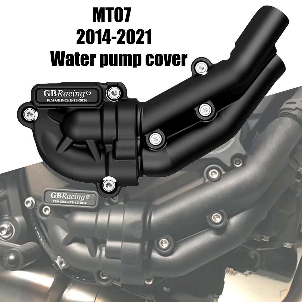 New Motorcycles GB Racing Water Pump Cover For YAMAHA MT-07 FZ-07 2014 2015 2016 2017 2018 2019 2020 2021 2022 MT07
