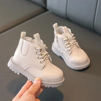 kids boots 2021 autumn winter children fashion short boots baby shoes boys brand ankle boot girls warm brand shoes fur shoes