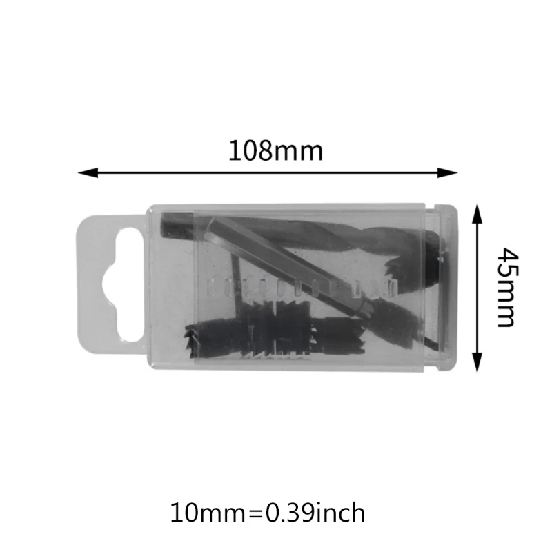

Special Tip Design Provides Precision 9 Piece of Hexagonal Shank Repair Point Drill Electric Tool Set A9LB