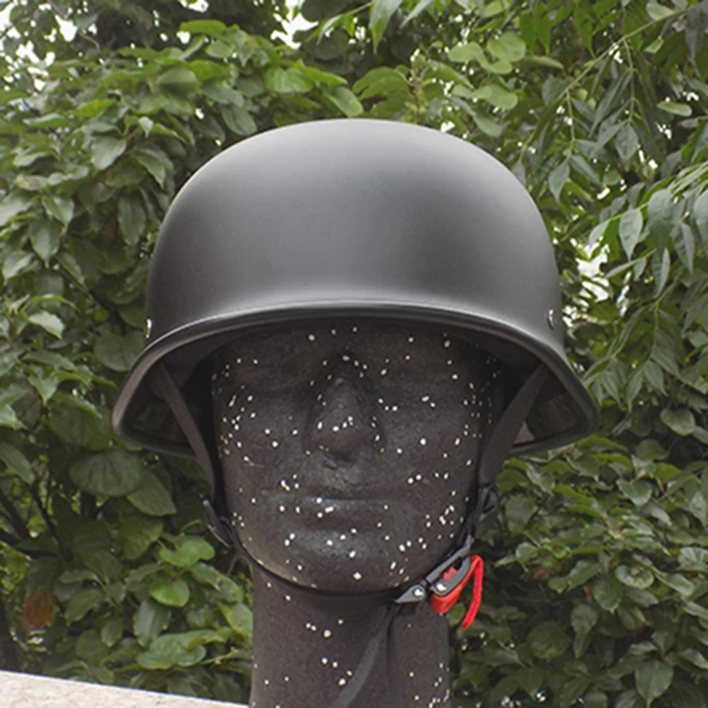 Helmet for Motorcycle Half Open Face Summer Biker Cruiser Scooter Matte Black | Автомобили и мотоциклы