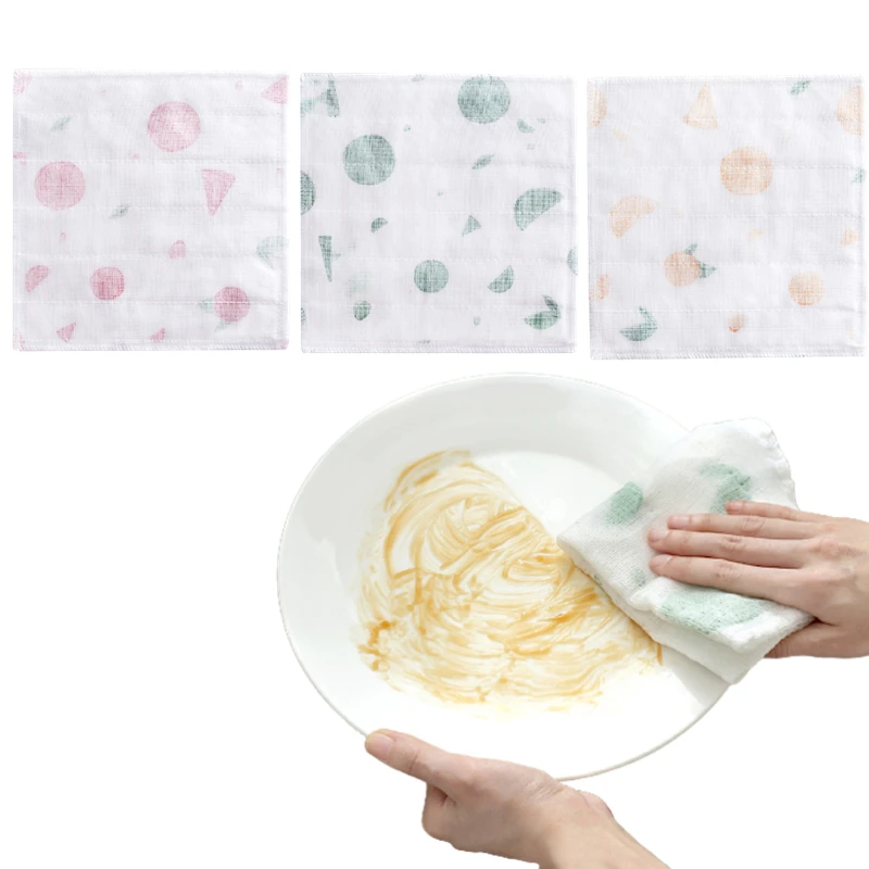 

1 шт. креативная утолщенная ткань с рисунком, деревянная Ткань для кухни, бытовая маслостойкая Очищающая мочалка, Чистящая салфетка, домашни...
