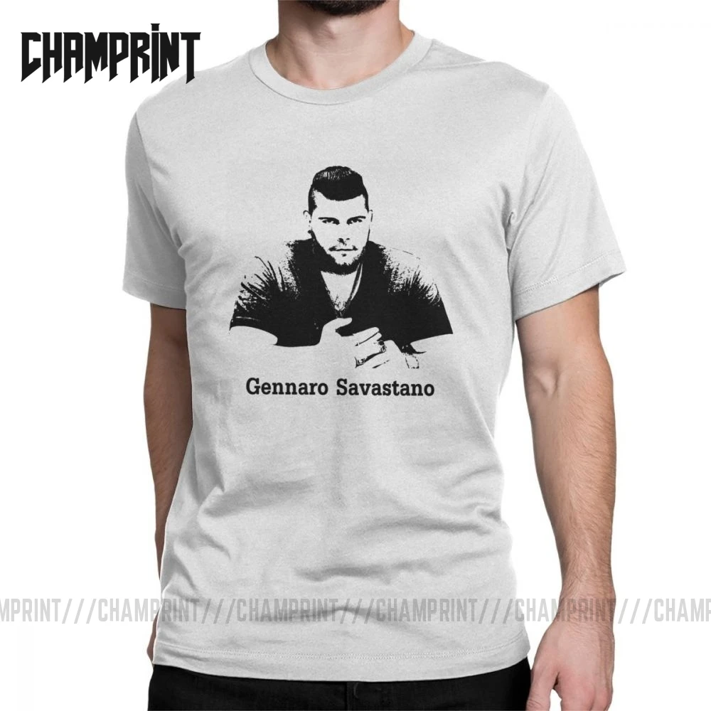 Мужская футболка Gomorrah Genny Gennaro Savastano забавные хлопковые футболки с коротким