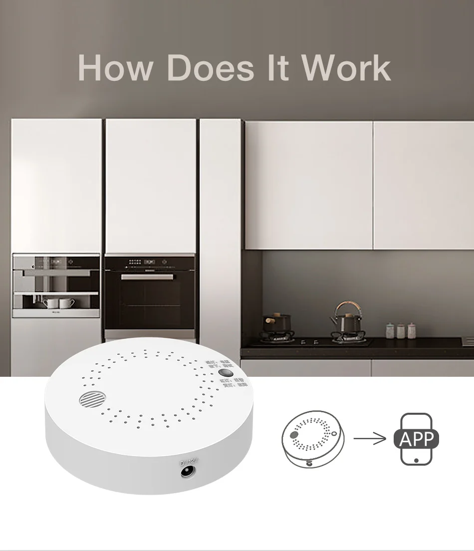 ZigBee пожарная сигнализация датчик дыма детектор газа вода погружение Наводнение детектор утечки Умный дом Безопасность Дистанционное управление на xiaomi