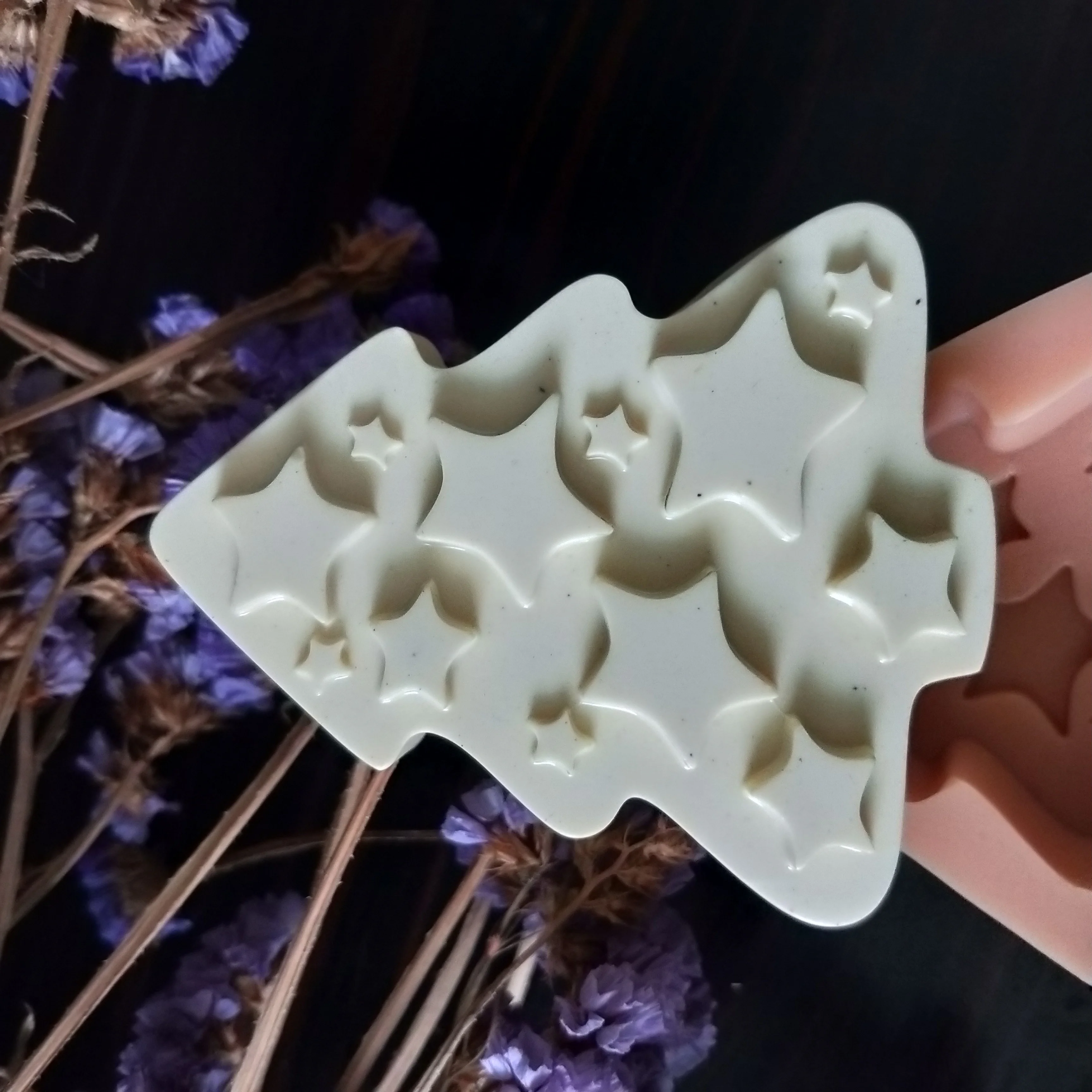 Новогоднее мыло Рождественская силиконовая форма звезда Рождество фотоформа