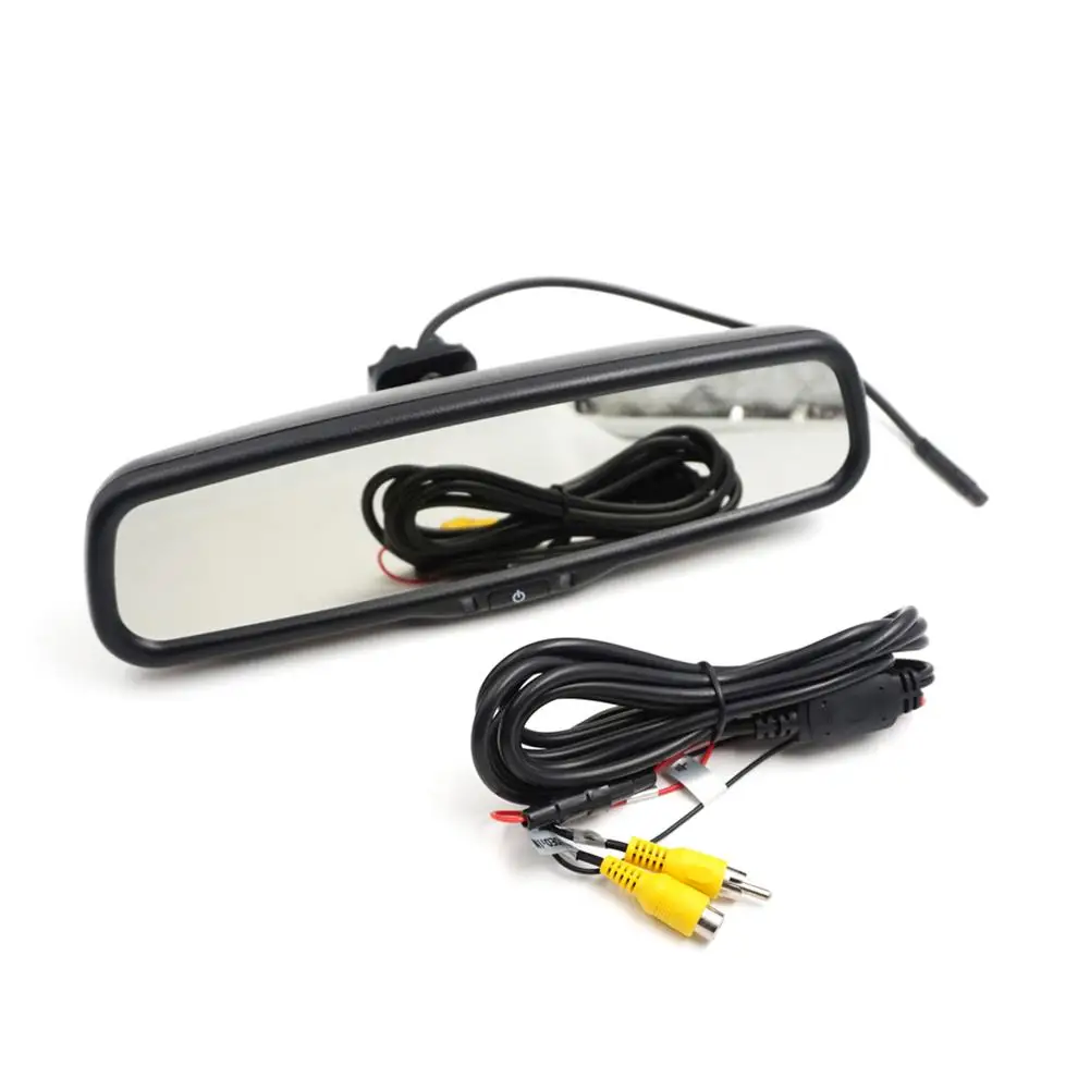 4.3In DC12V Car Rear View Mirror Monitor Display With Bracket Mount PAL/AUTO/NTSC Signal System Support VCD/DVD/TV/GPS | Автомобили и