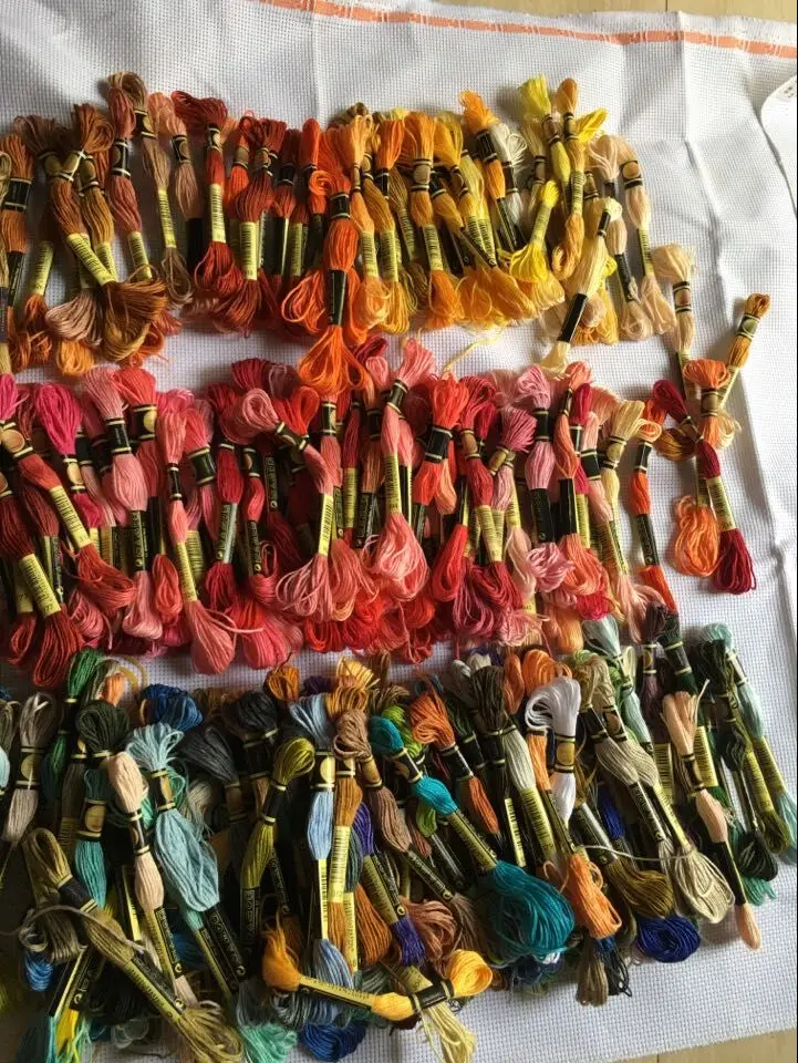 Топ CXC 10 шт. нитки для вышивки крестом/Крест вышивания крестиком/по