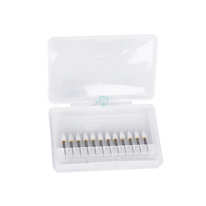 36 шт. Стоматологическое пламя &amp конус Белый Камень полировка FG Burs Fit