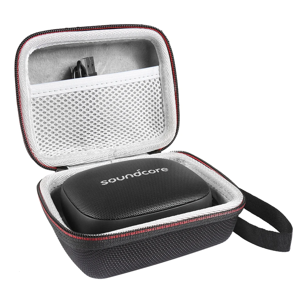 Самый новый жесткий чехол EVA для портативной водонепроницаемой Bluetooth-колонки Anker Soundcore Icon Mini со встроенным отделением для хранения USB-кабеля