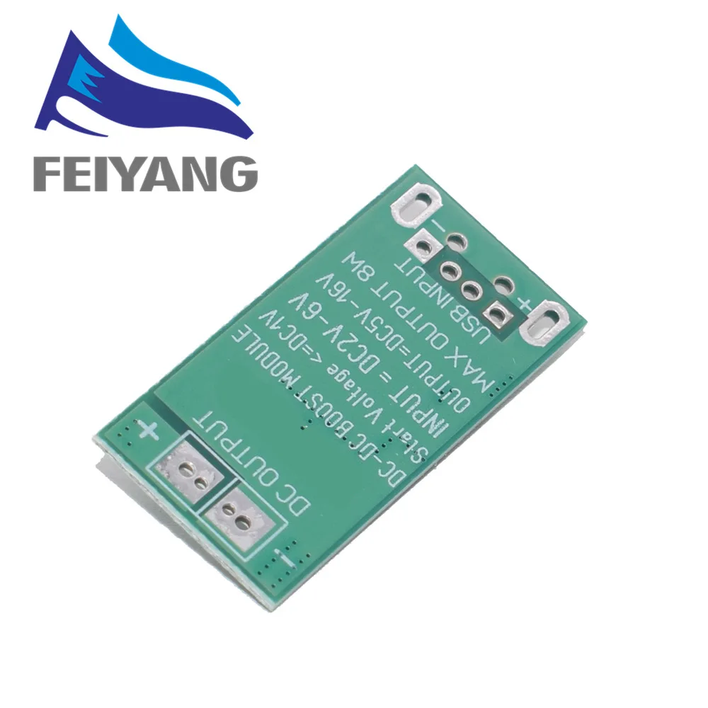 10 шт 8W USB Вход DC 1V 2V 6V при напряжении от 5 В до 12 в импульсный Повышающий Модуль