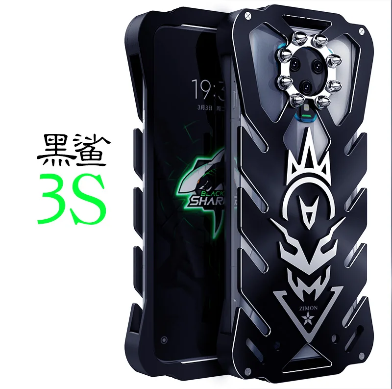 Чехол для Xiaomi Black Shark 3S алюминиевый металлический корпус чехол телефона чехлы