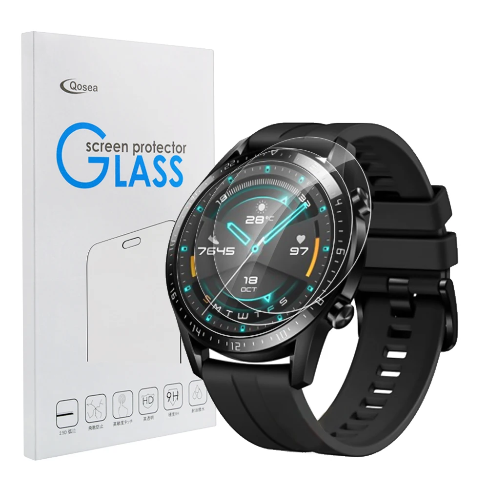 Закаленное стекло для Huawei Watch GT 2 10 шт. защита экрана 9H прозрачная от царапин