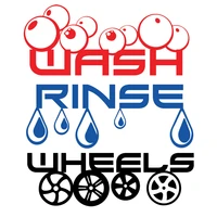 classic fashion car detailing wash rinse wheels bucket stickers valeting cleaning decals sunscreen waterproof vinyl