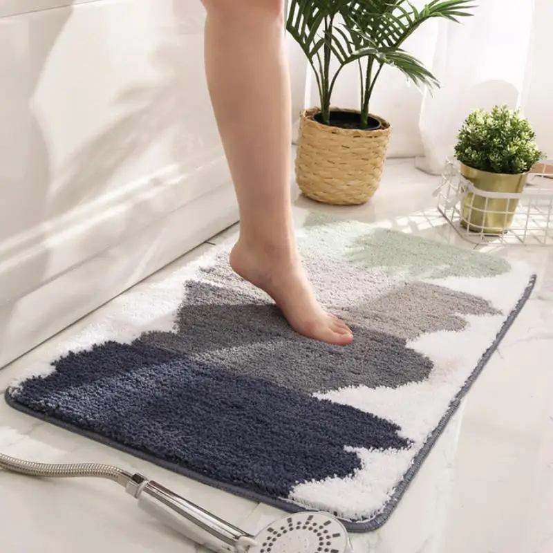 high quality bath mat bathroom non slip carpet soft comfortable bedroom toilet door mat bathtub absorbent rugs home floor decor free global shipping