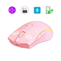 bluetooth mouse rechargeable wireless silent gaming office smart light ergonomic computer for laptop pc ipadmactabletmacbook