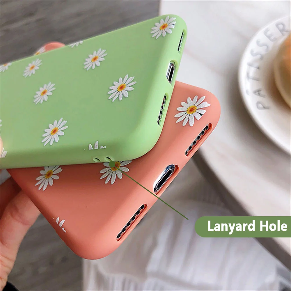 Модный мягкий силиконовый чехол из ТПУ с хризантемой для iPhone 11 Pro Max X XR XS 7 8 6 6s Plus