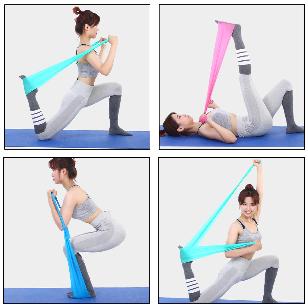 150 см Йога Пилатес стрейч эспандер тянущаяся веревка фитнес упражнения Эспандеры