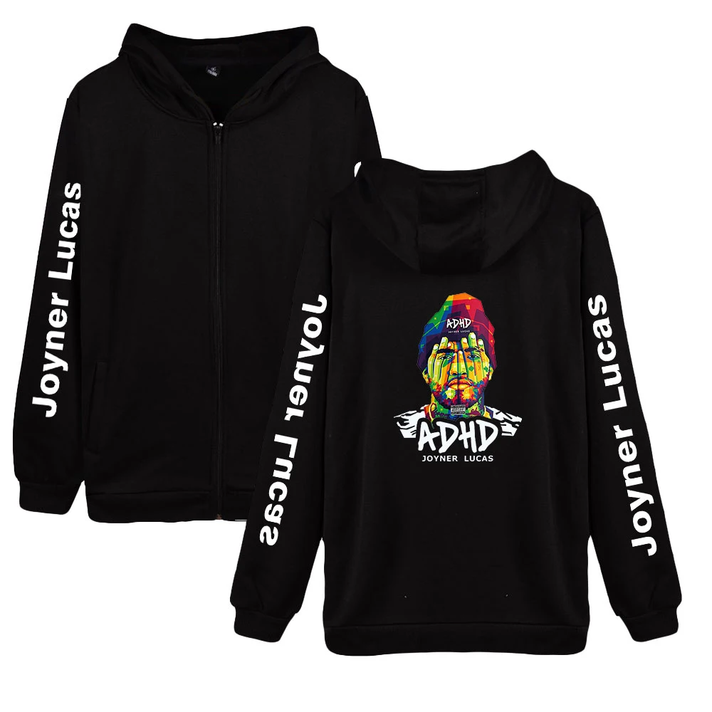 

Новинка 2021, модные худи Joyner Lucas с молнией и 2D принтом для женщин и мужчин