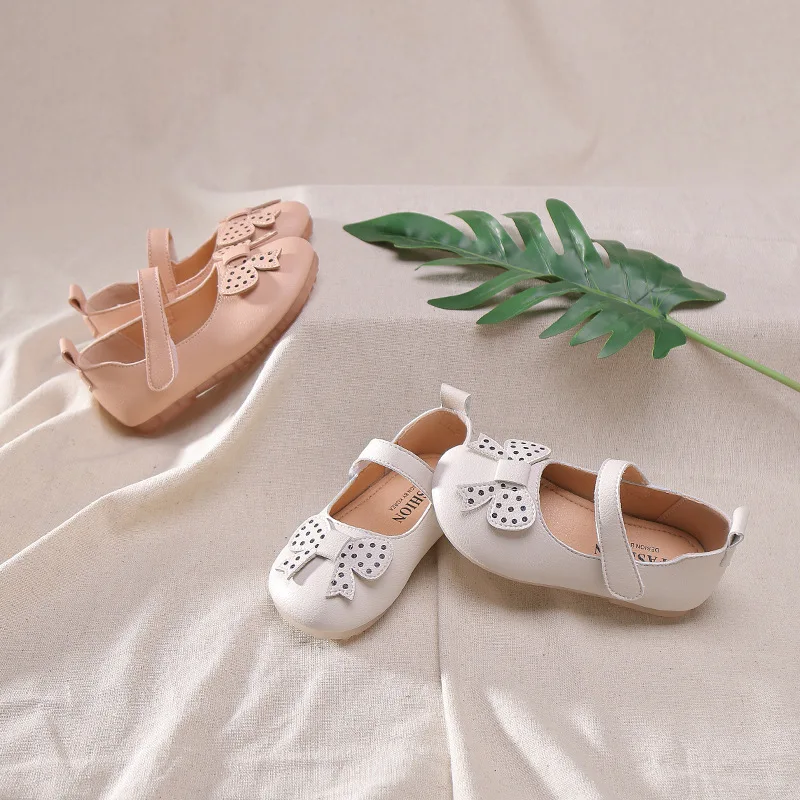 Весенняя обувь принцессы для малышей с бантом маленьких девочек детская