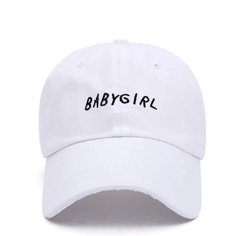 Новинка бейсболка из 100% хлопка с вышивкой BABYGIRL модные шапки для мужчин и женщин