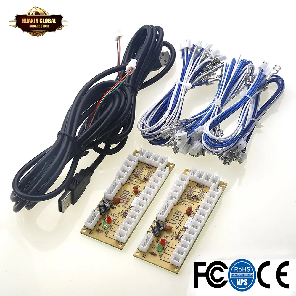 2 игрока нулевой задержки универсальный игровой контроллер USB для джойстика MAME &