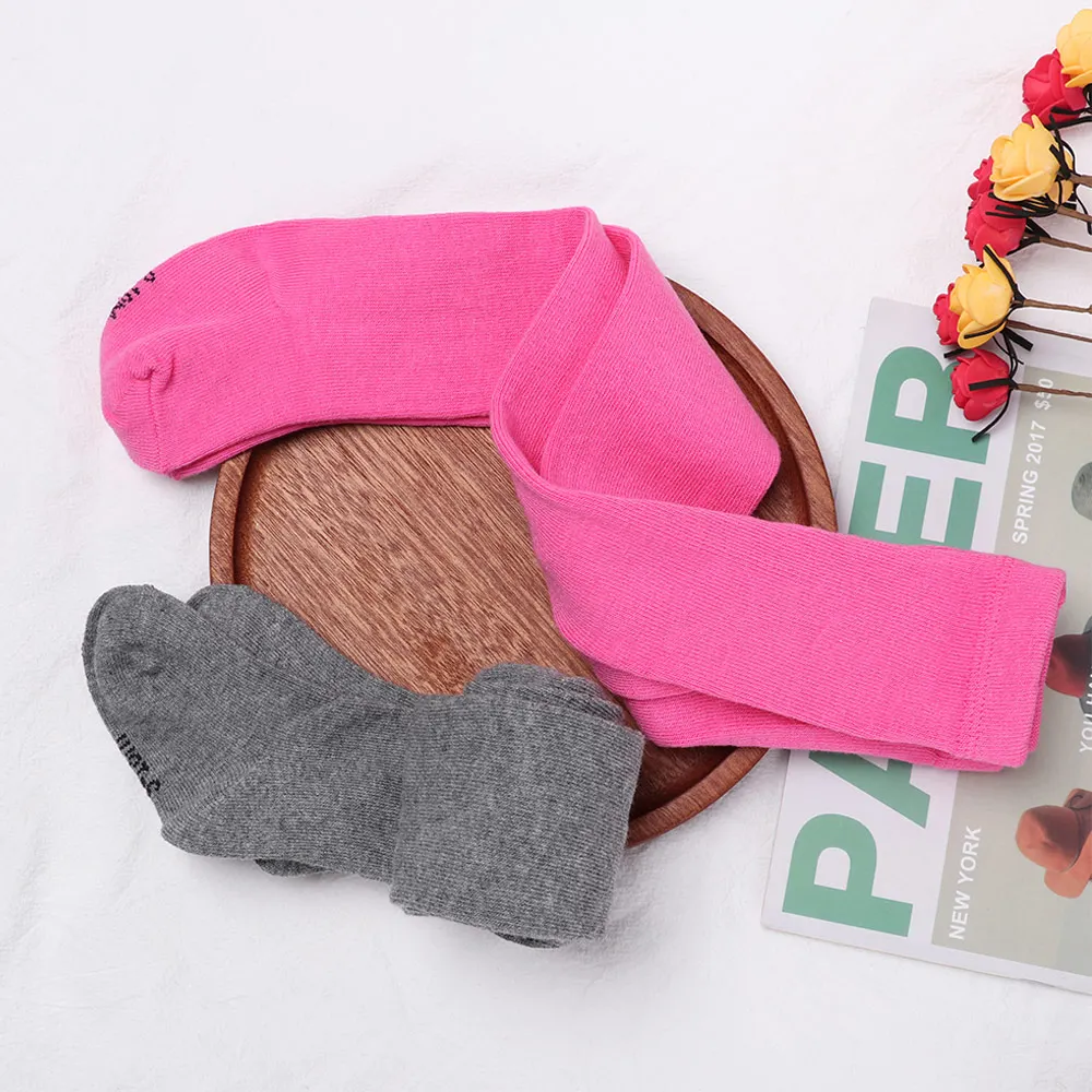 Детские теплые колготки для малышей на осень и зиму хлопковые ярких цветов