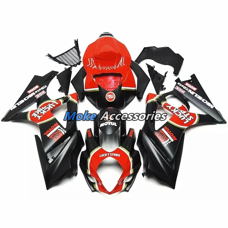 

Motorcycle Fairings Kit Fit For Gsxr1000 2007-2008 Bodywork Set Abs Injection Red Black