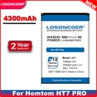 Сменные батареи LOSONCOER 4300 мАч для Homtom HT7  HT7 Pro