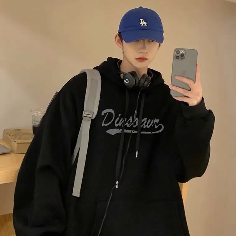

Hoodie men's fall 2021 new pair of jackets, INSTAGRAM Style looser hipster top
