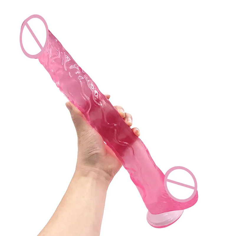 Super Long Penis Crystal Realistic Dildos for Women Masturbation No Vibrators Sucker Dildo Pussy Anal Lesbian Audlt Sex Toys | Красота и