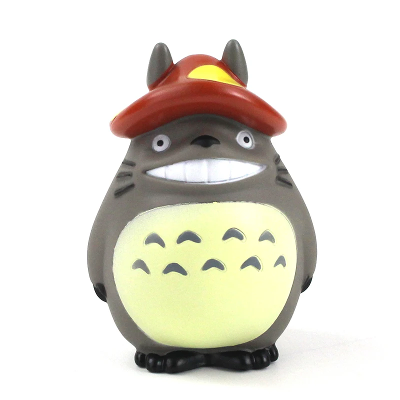12 см Фигурка Мой сосед Тоторо Игрушки шиншиллы с зонтиком маска Hayao Miyazaki аниме