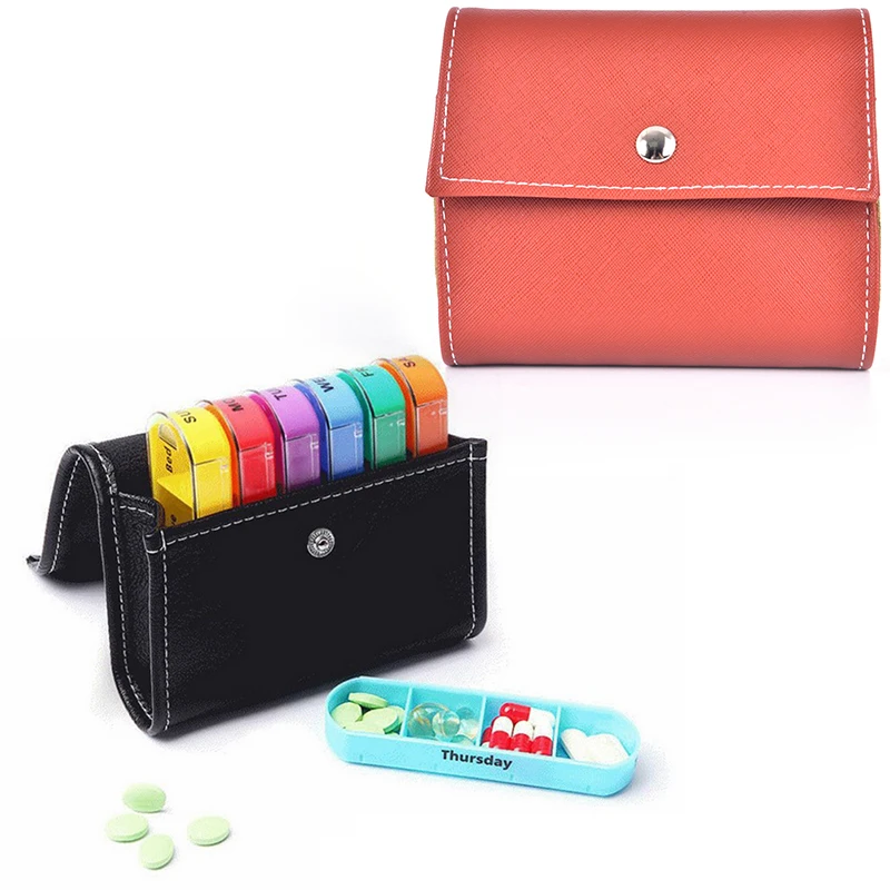 

28 квадратов еженедельно 7 дней таблетки коробка держатель Органайзер хранилище лекарств для Контейнер Чехол кошелек медицинский ящик для п...