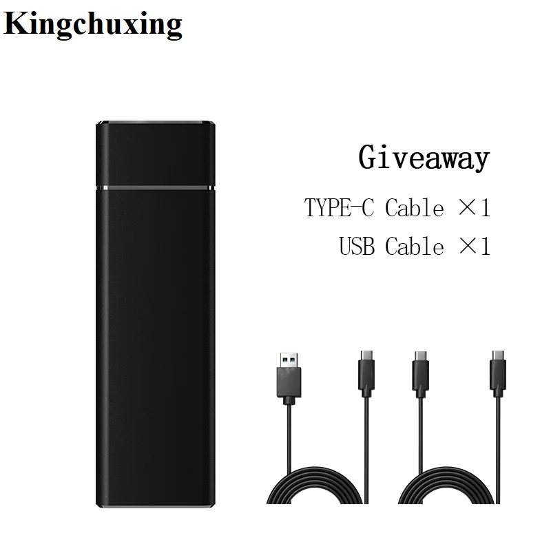 Kingchuxing ssd Внешний жесткий диск Ssd 1 ТБ TYPE C GEN2 Мобильный твердотельный накопитель 512