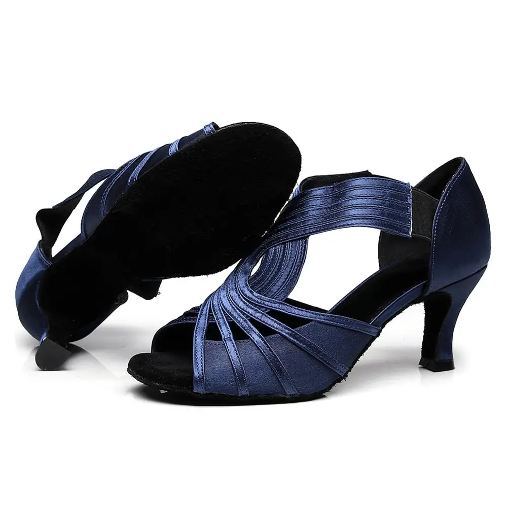 Женские вечерние танцевальные туфли DKZSYIM сатиновые с мягкой подошвой для