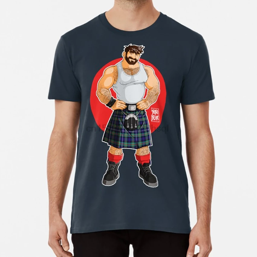 Футболка с надписью ADAM Like KILTS bobobear bobobearart медведь bobo nisi для геев гайарт