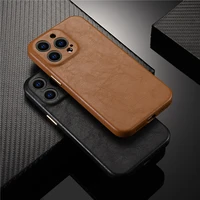 genuine real leather luxury lambskin shockproof case cover for iphone 13 pro max 12 mini 11 xr x 8 7