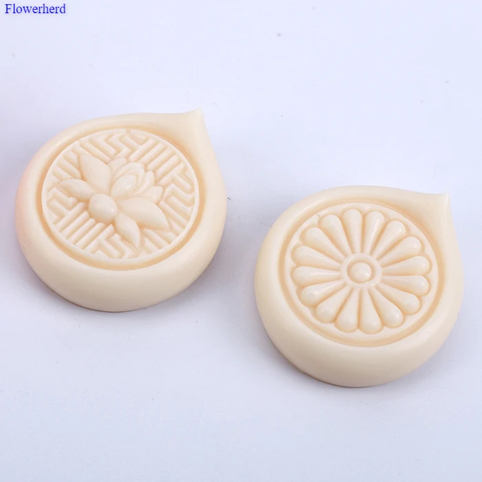 &quotСделай сам&quot для мыла прессформы Круглый лимон лотоса Силиконовые формы