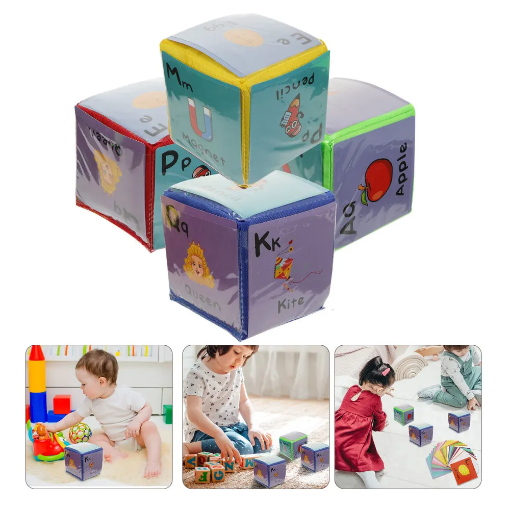 

1 Set Educational Dice Entertainment Dice Dice Playthings with Cards