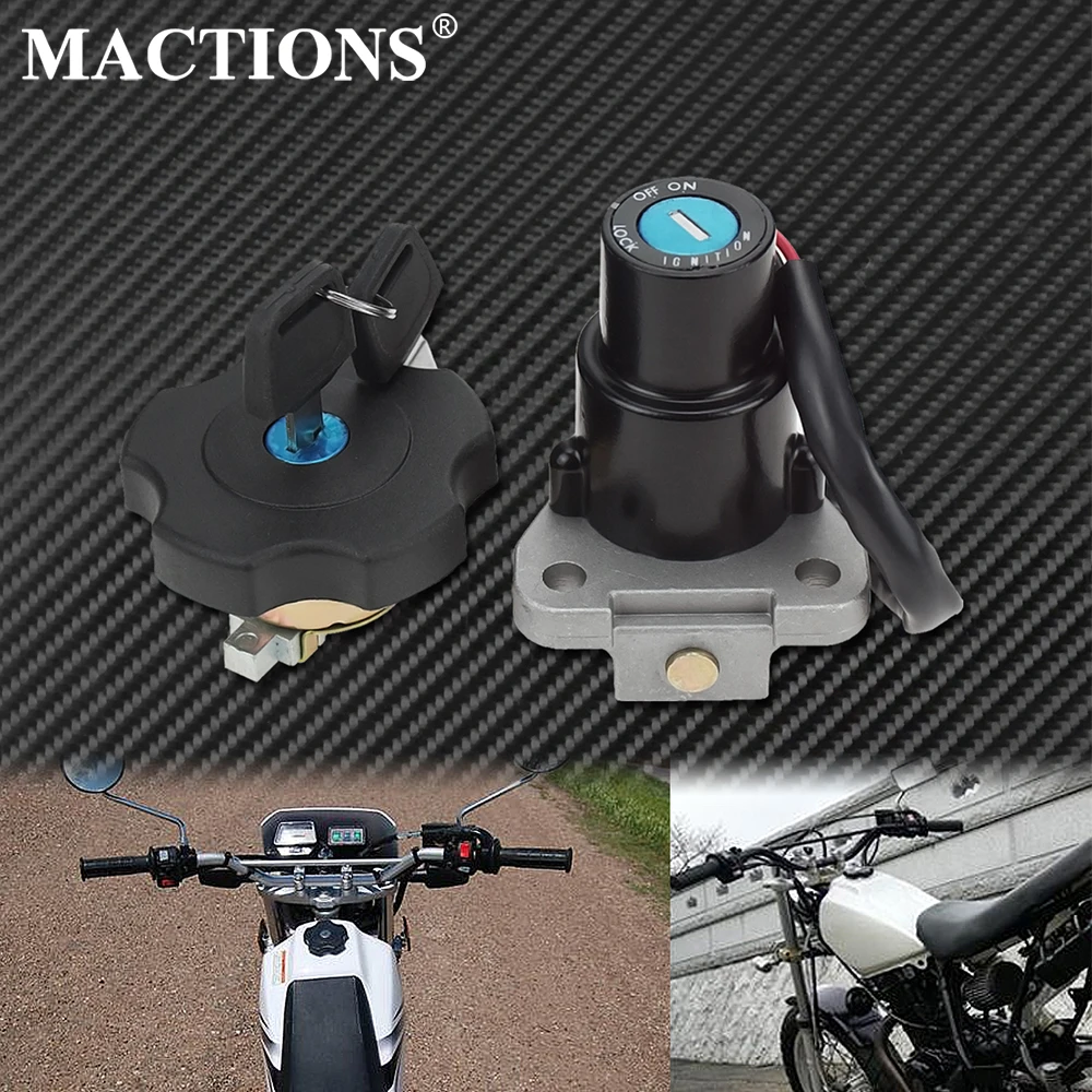 Набор ключей замка зажигания для мотоциклов Yamaha XT600 1990 1995 TW200 2003 2017 DT200 DT200R 1991 1993