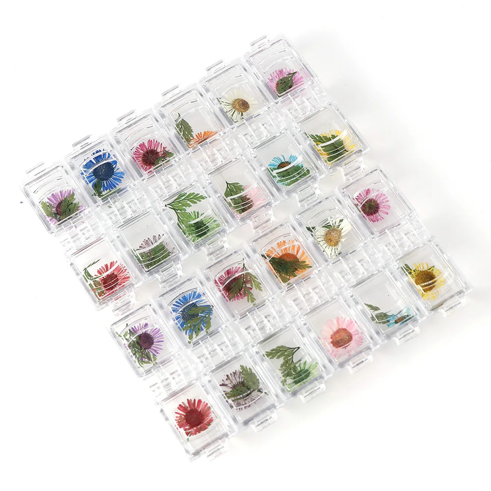 1 коробка натуральных сушеных цветов настоящие растения из смолы силиконовая