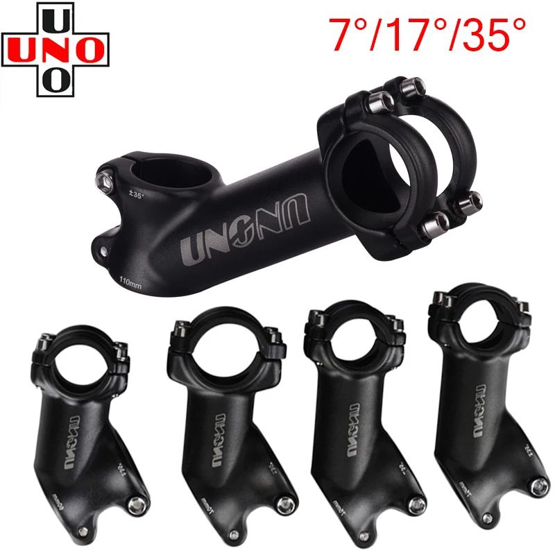 

1PC 7 17 35 Degree Road Bike Stems Potencia MTB Handlebar Stem 31.8*60-130mm mountain bike Aluminum stem Superlight